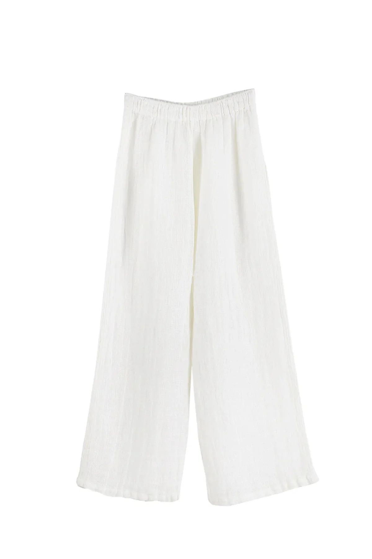Amalfi Keten Beyaz Pantolon