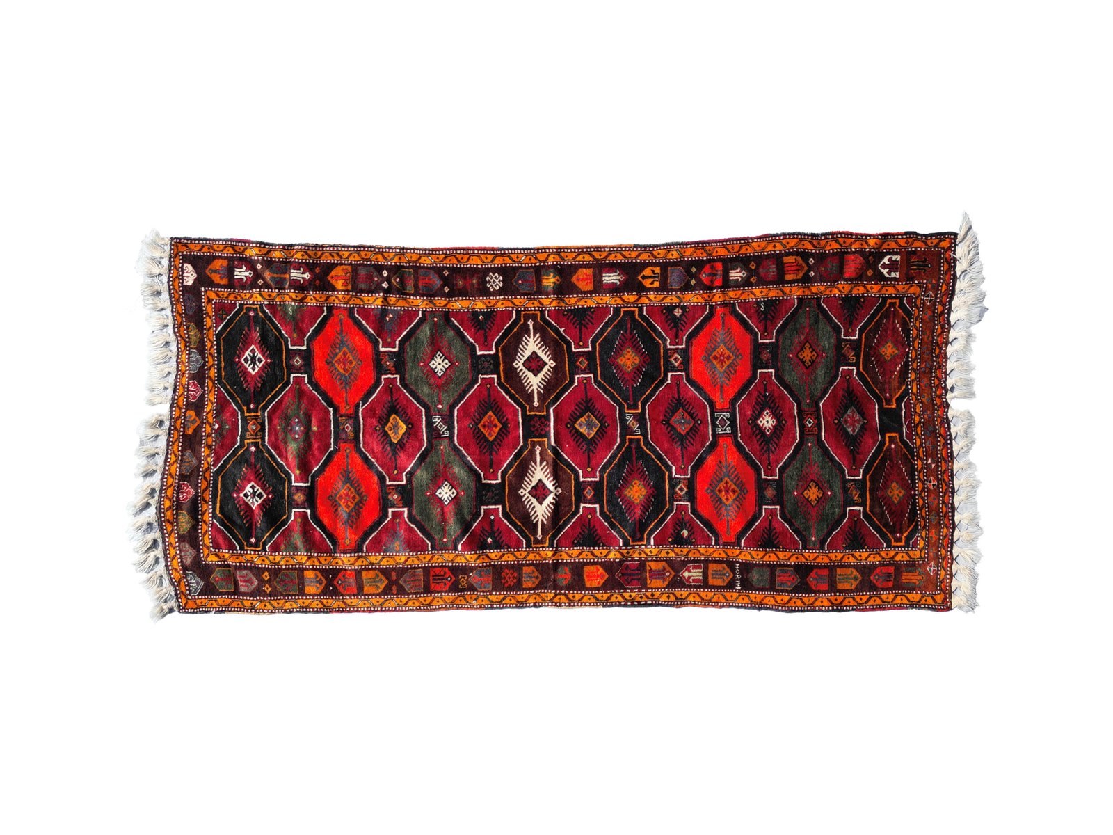 Konya Cihanbeyli El Dokuması Yün&Pamuk Halı 151x210 Cm