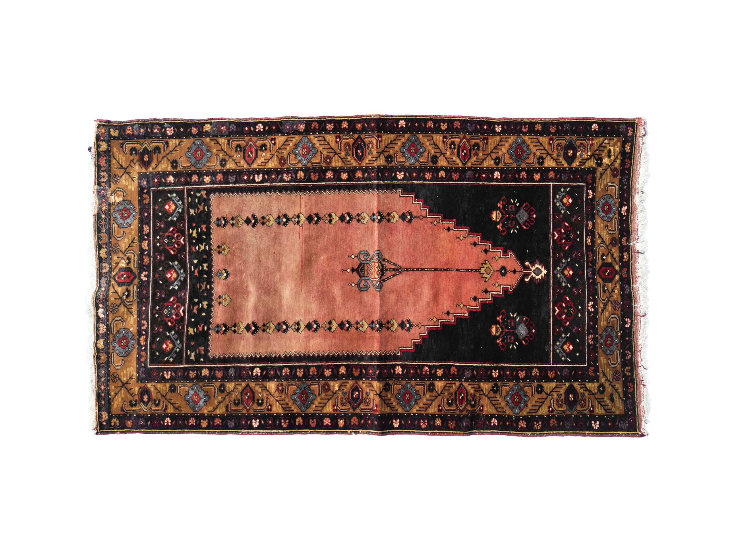 Kömürcü Kula El Dokuması Yün Halı 300x165 Cm