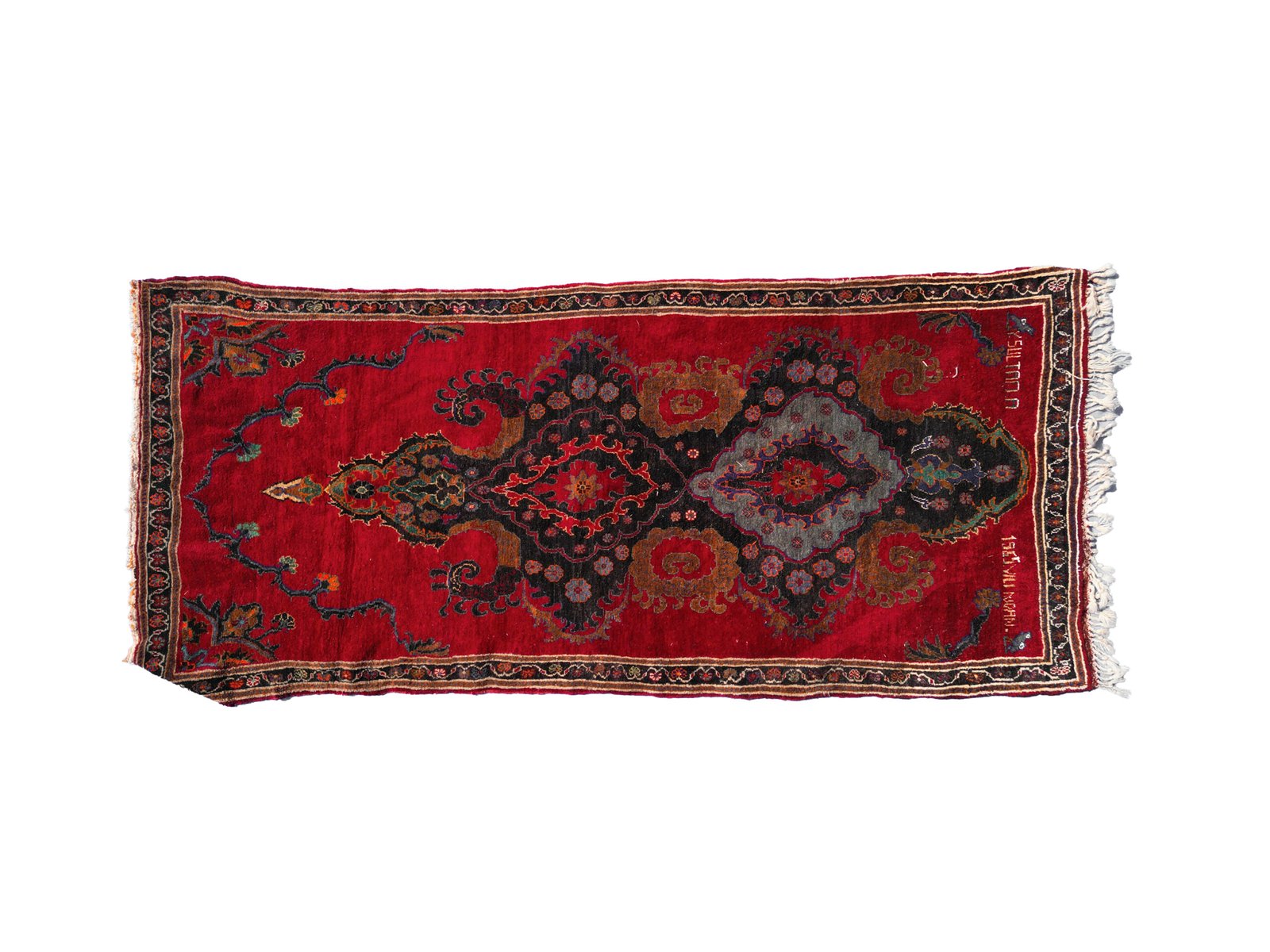 Uşak El Dokuması Yün&Pamuk Halı 170x300 Cm