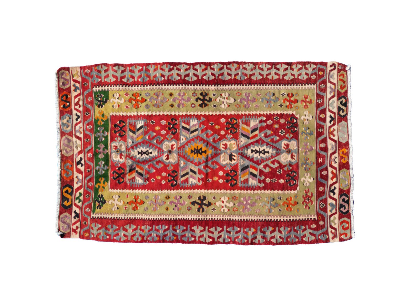 İran Rahrah El Dokuması Yün Kilim 82x290 Cm