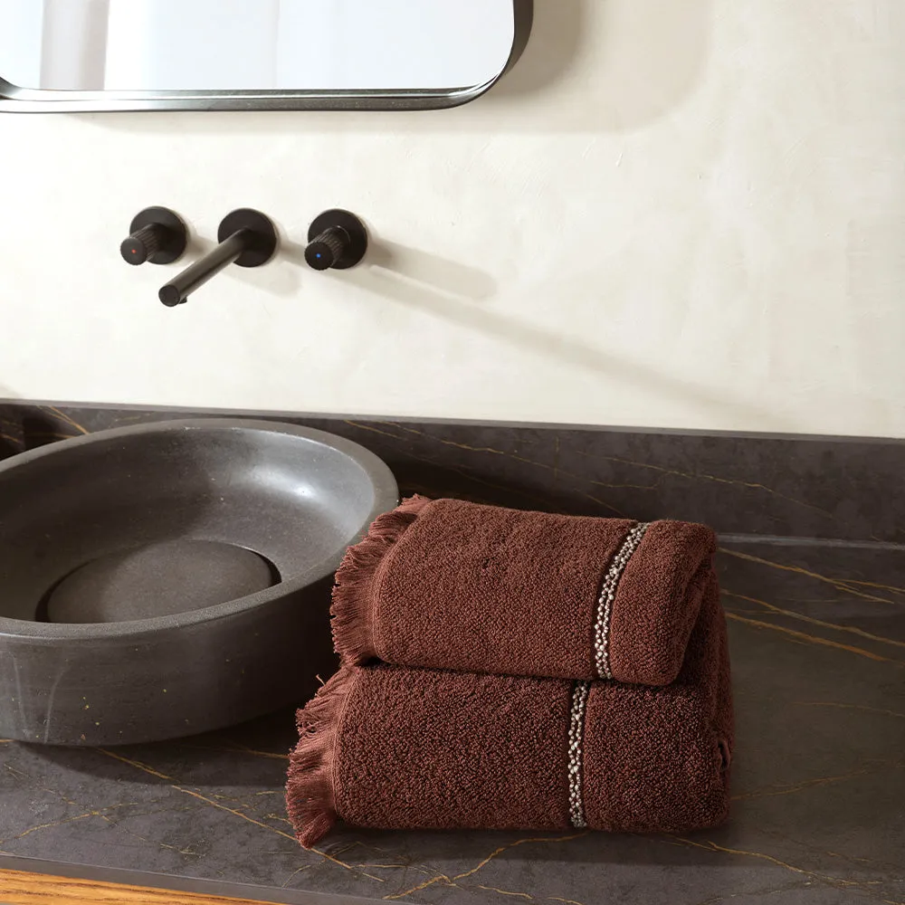 riso havlu kahve modeli