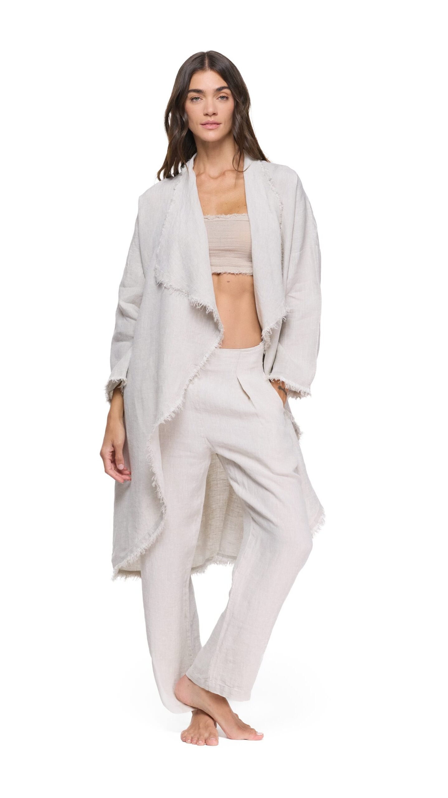 Blanca Kadın Keten Pantolon-5017